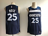 Timberwolves 25 Derrick Rose Navy Nike Swingman Jersey,baseball caps,new era cap wholesale,wholesale hats